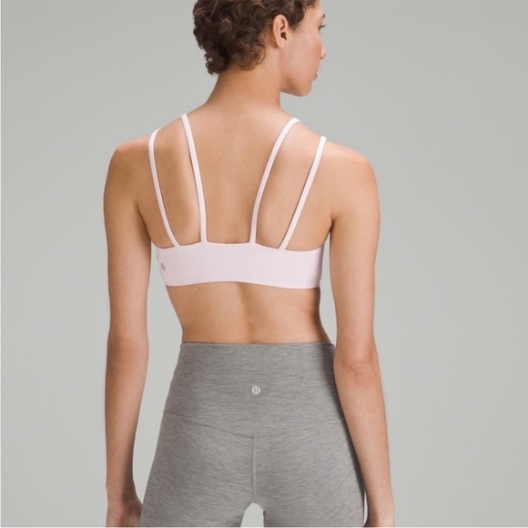 NWT Lululemon Like a Cloud Bra Ribbed, Meadowsweet Pink, Size 8 - Picture 2 of 8
